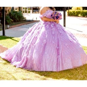 This is ballgown used for 4 hours for my daughter’s 18th birthday. Lavander.